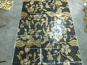 Gold Foil Mosaic Hammam 018