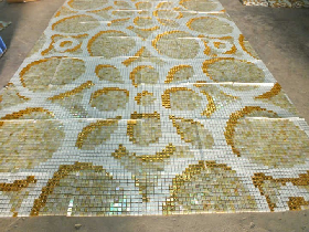 Gold Foil Mosaic Hammam 008