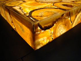 Yellow Agate Backlit Worktop