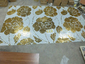 Gold Foil Mosaic Hammam 001
