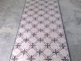 Marble Hammam Mosaic Pattern 025