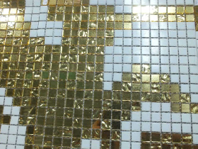 Gold Mosaic Hammam Wall Decoration 026
