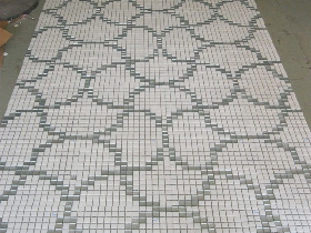 Golden Leaf Mosaic Pattern for Hamam 027