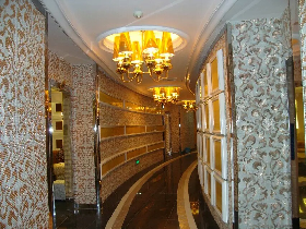 Luxury Golden Mosaic Hammam Wall 027