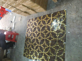 Golden Foil Mosaic Hammam 009