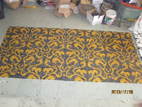 Hammam Glass Mosaic Wall Pattern 067