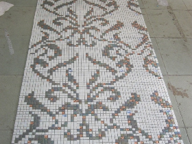 Hammam Glass Mosaic Wall Pattern 072