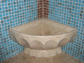 Bath Washing Stalls Marble Basin