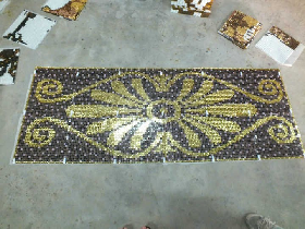 Gold Foil Mosaic Hammam 015