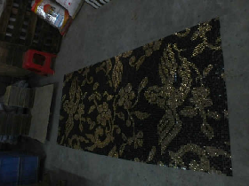 Real Gold Mosaic Hammam Wall 001