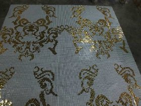 Real Gold Mosaic Hammam Wall 010