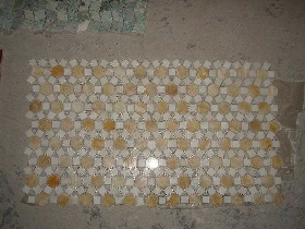 Yellow Onyx Customized Design Mosaic