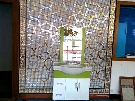 Golden Leaf Mosaic Pattern for Hamam 012
