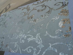 Silver Mosaic Pattern for Hammam 006