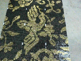 Gold Foil Mosaic Hammam 019