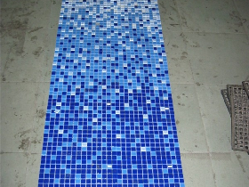Hammam Glass Mosaic Wall Pattern 069