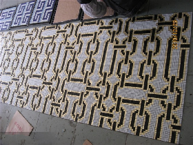 Hammam Glass Mosaic Wall Pattern 068