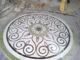 Marble Medallion for Spa Center 002