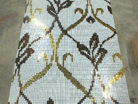 Gold Foil Mosaic Hammam 006