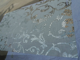 Gold Mosaic Pattern Hammam 022