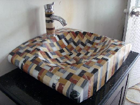 Marble Mosaic Hand Sink