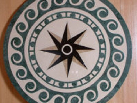 Hammam Table Medallion Marble Design