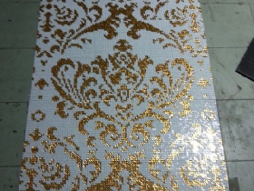 Gold Mosaic Pattern Hammam 012