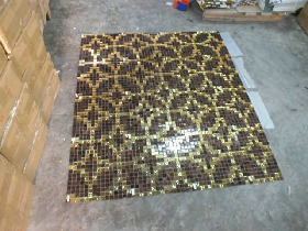 Golden Leaf Mosaic Pattern for Hamam 010