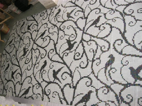 Hammam Glass Mosaic Wall Pattern 070