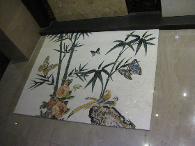 Marble Hammam Mosaic Pattern 021