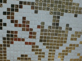 Gold Mosaic Hammam Wall Decoration 032