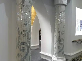 Gold Mosaic Pattern Hammam 017