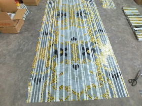 Golden Leaf Mosaic Pattern for Hamam 045