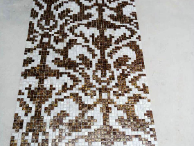 Shell Mosaic Pattern Accent Design