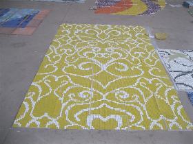 Hammam Glass Mosaic Wall Pattern 031