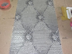 Hammam Glass Mosaic Wall Pattern 006