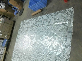 Silver Mosaic Pattern for Hammam 004
