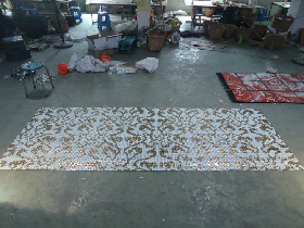 Luxury Golden Mosaic Hammam Wall 022