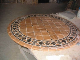 Mosaic Inlaid Table Top