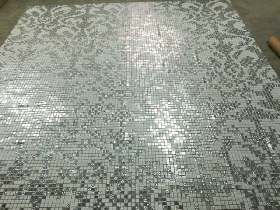Silver Mosaic Pattern for Hammam 003