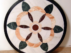 Marble Hamam Waterjet Medallion