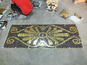 Gold Foil Mosaic Hammam 010