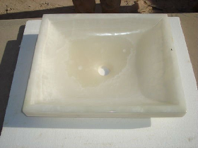 White Onyx Lavabo