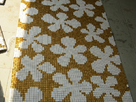 Hammam Glass Mosaic Wall Pattern 077