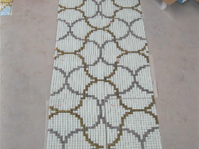 Golden Leaf Mosaic Pattern for Hamam 019