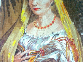 Glass Art Mosaic Wall Mural Hammam 031