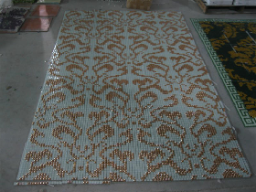 Luxury Golden Mosaic Hammam Wall 003