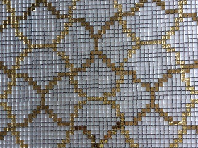 Golden Leaf Mosaic Pattern for Hamam 024