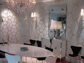 Golden Leaf Mosaic Pattern for Hamam 018