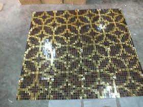 Golden Leaf Mosaic Pattern for Hamam 009